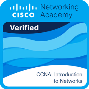 CCNA: Introduction to Networks Credly badge